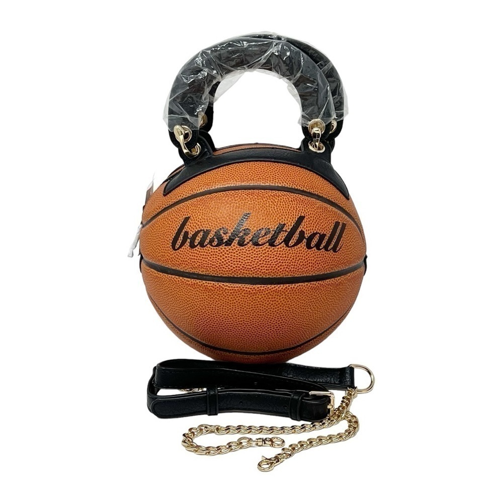 NWT  Basketball  Shaped Top Handle Purse Crossbody Handbag